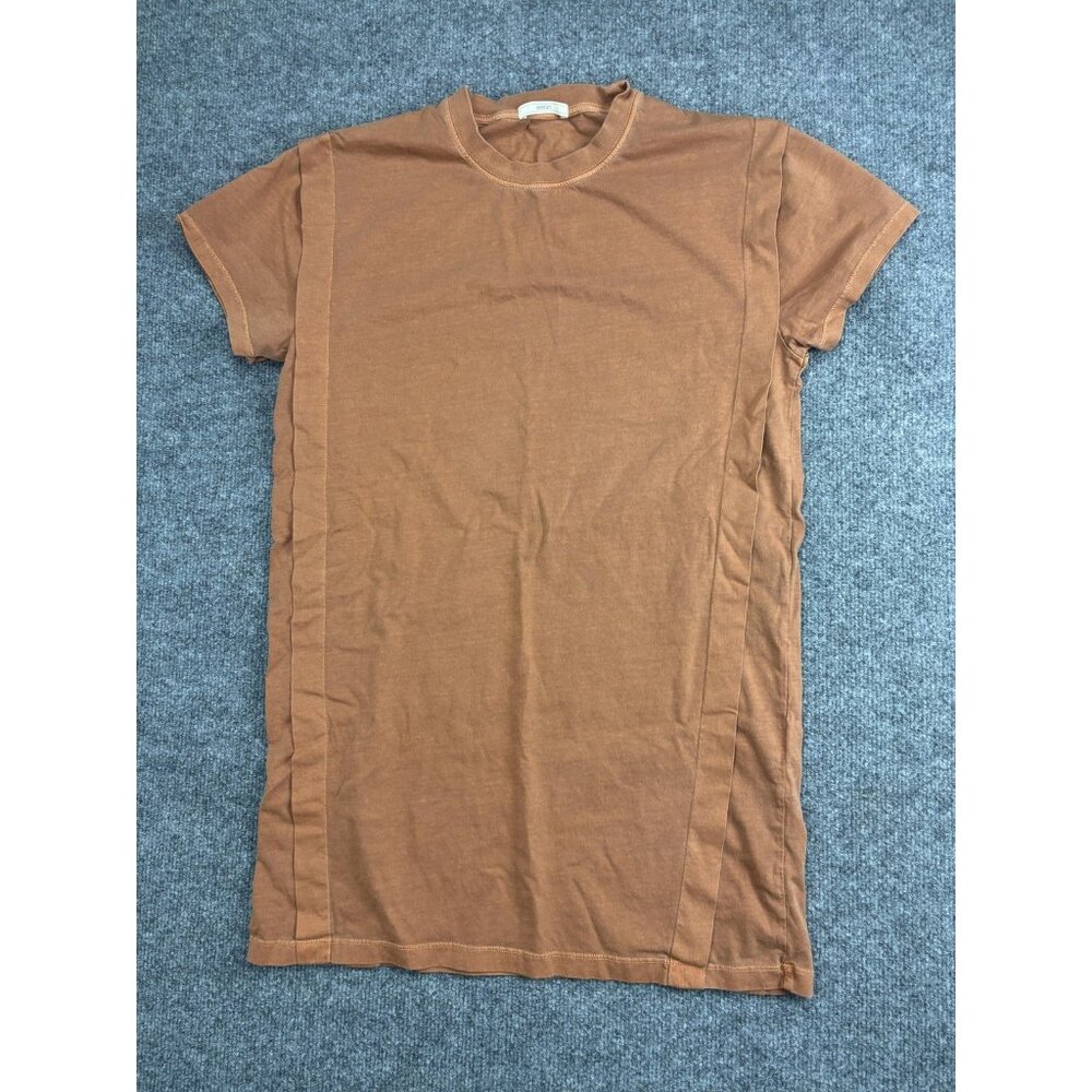 Sessun Shirt Womens Small Brown Crew Neck Short Sleeve Jersey Tee Top‎ Basic